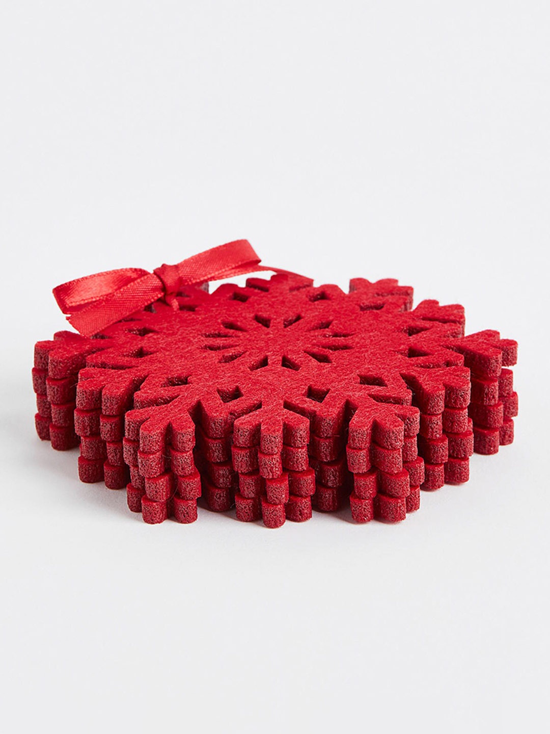 

H&M Red 4-Pack Felt Coasters