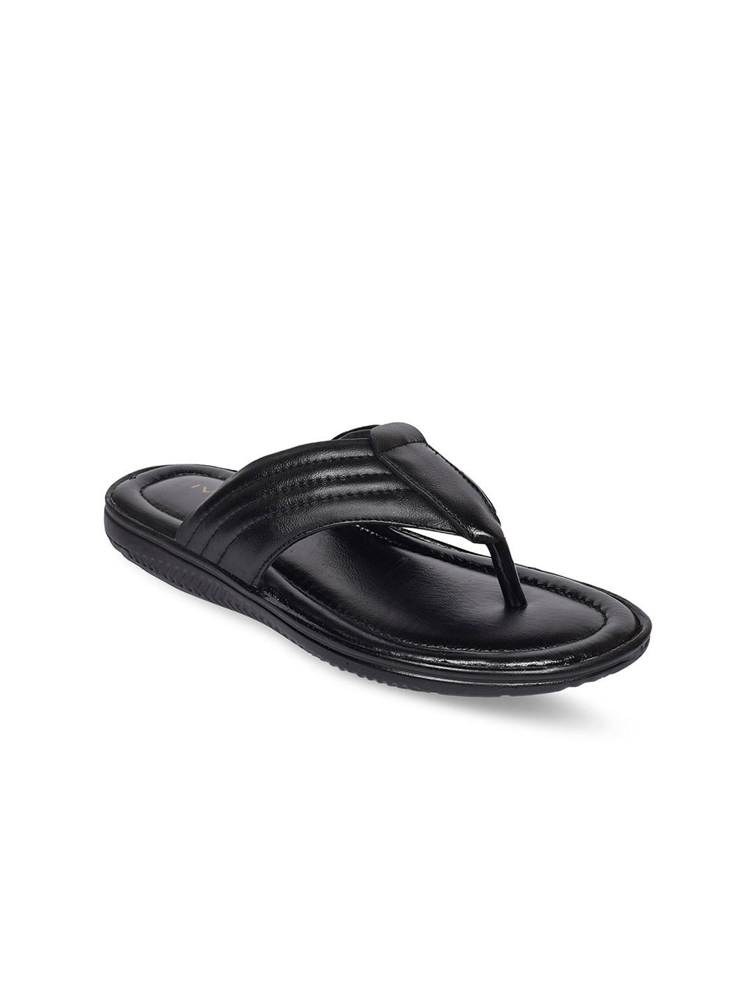 

IVRAH Men Black Comfort Sandals