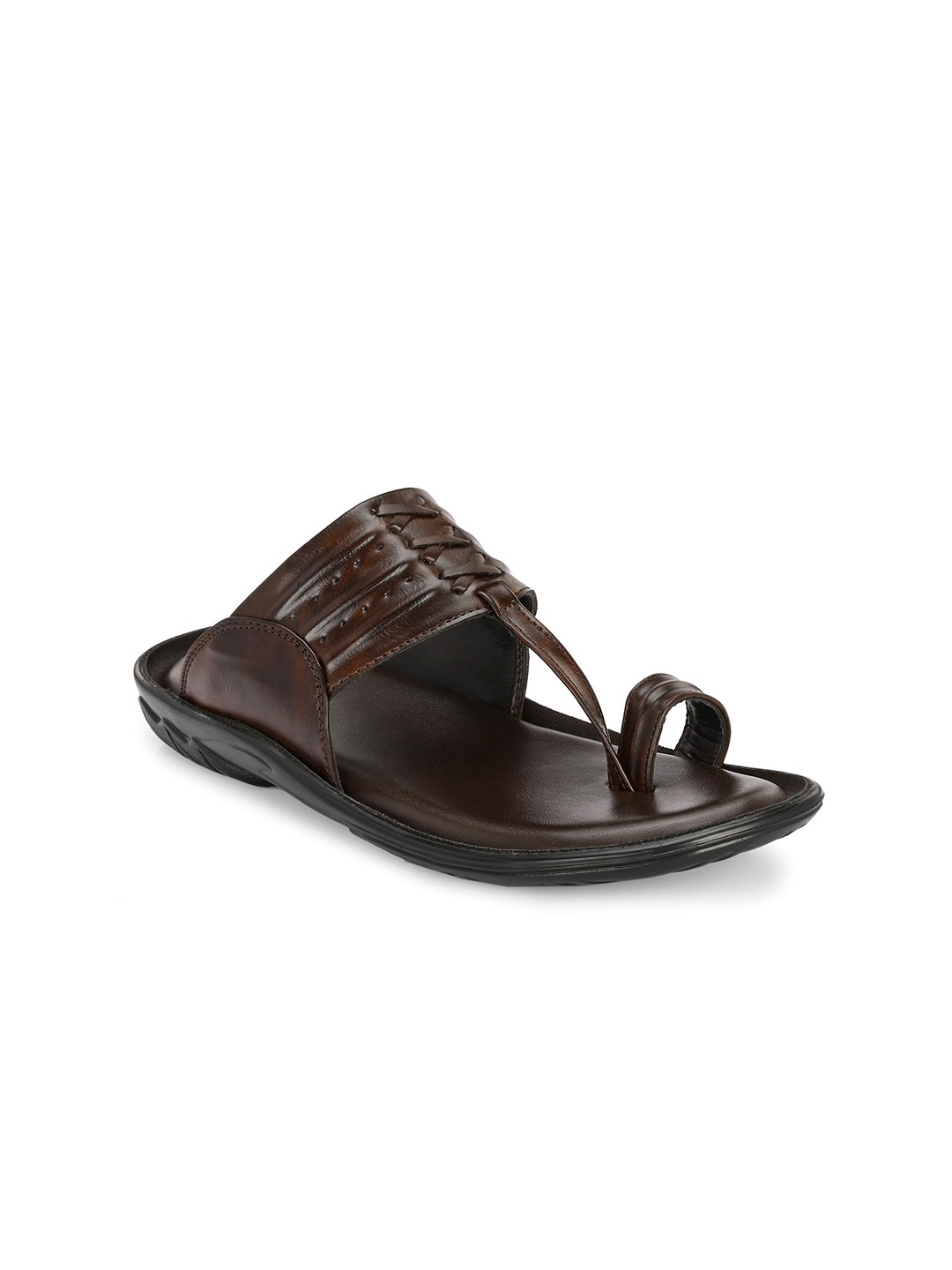 

IVRAH Men Brown Comfort Sandals