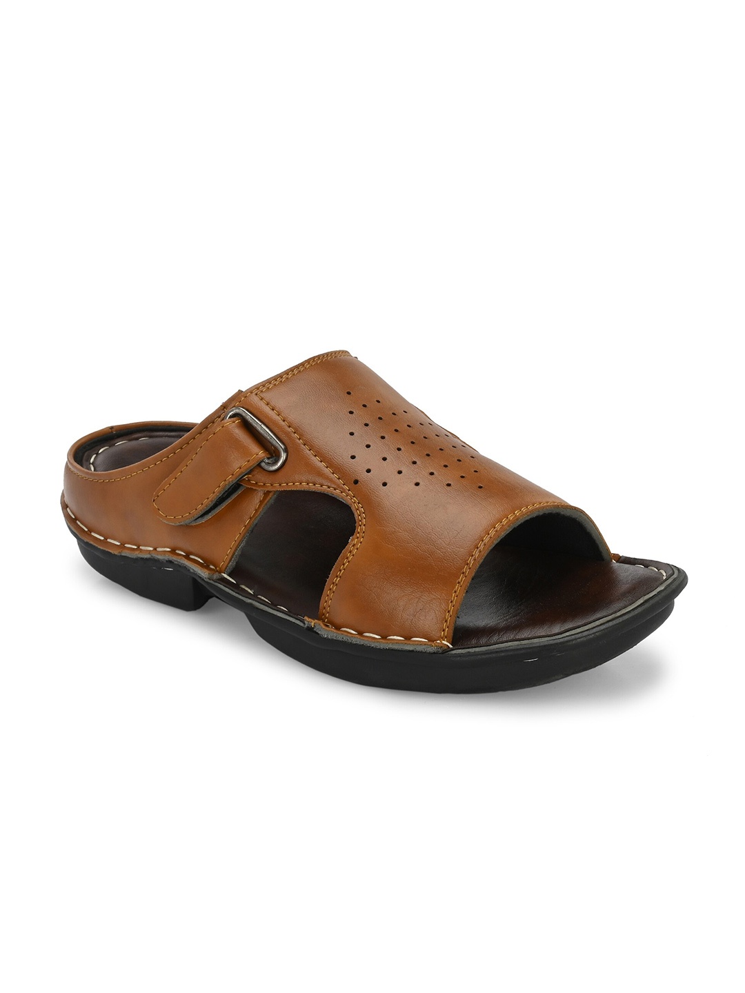 

IVRAH Men Tan Comfort Sandals