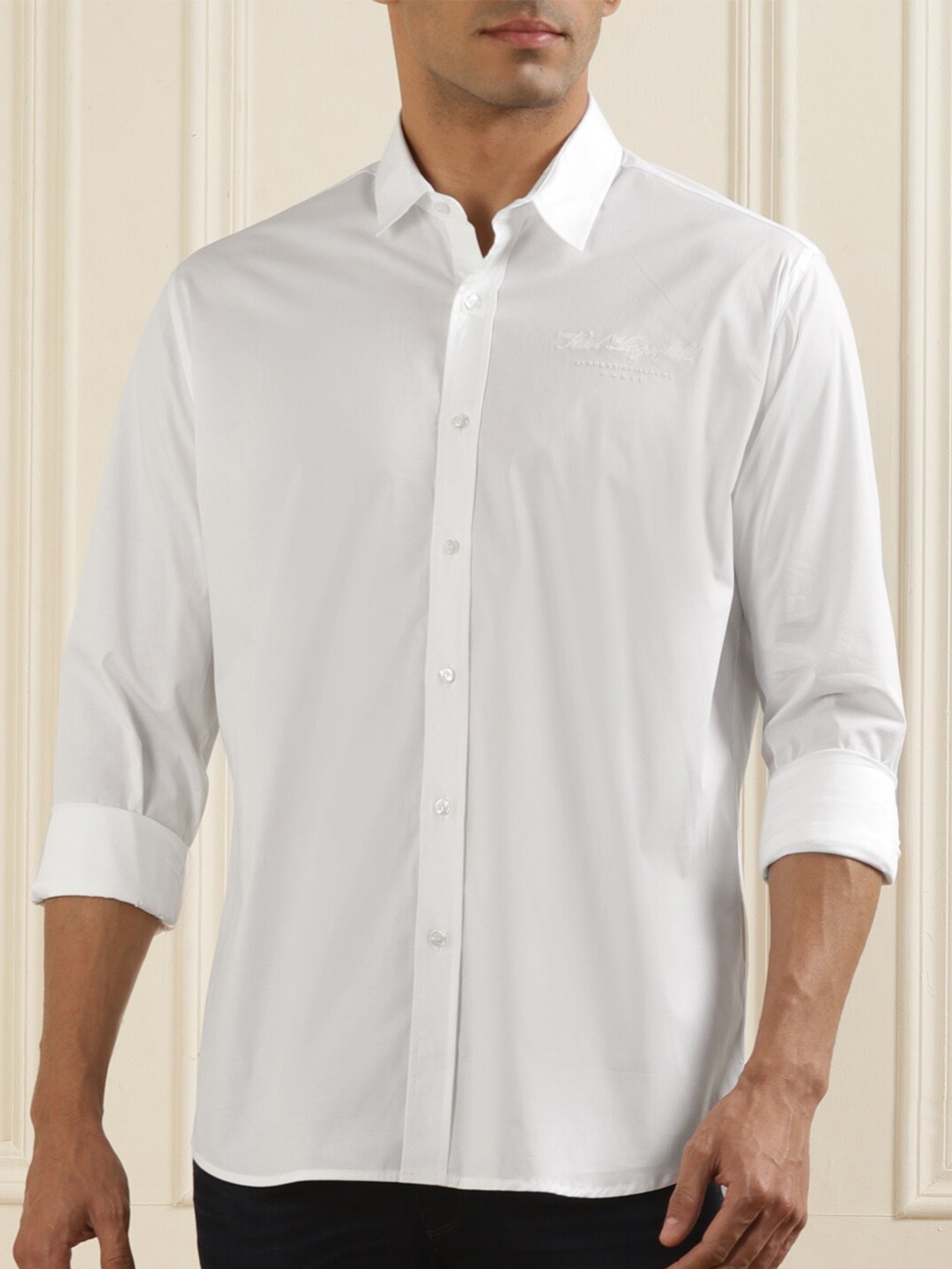 

Karl Lagerfeld Slim Fit Casual Shirt, White