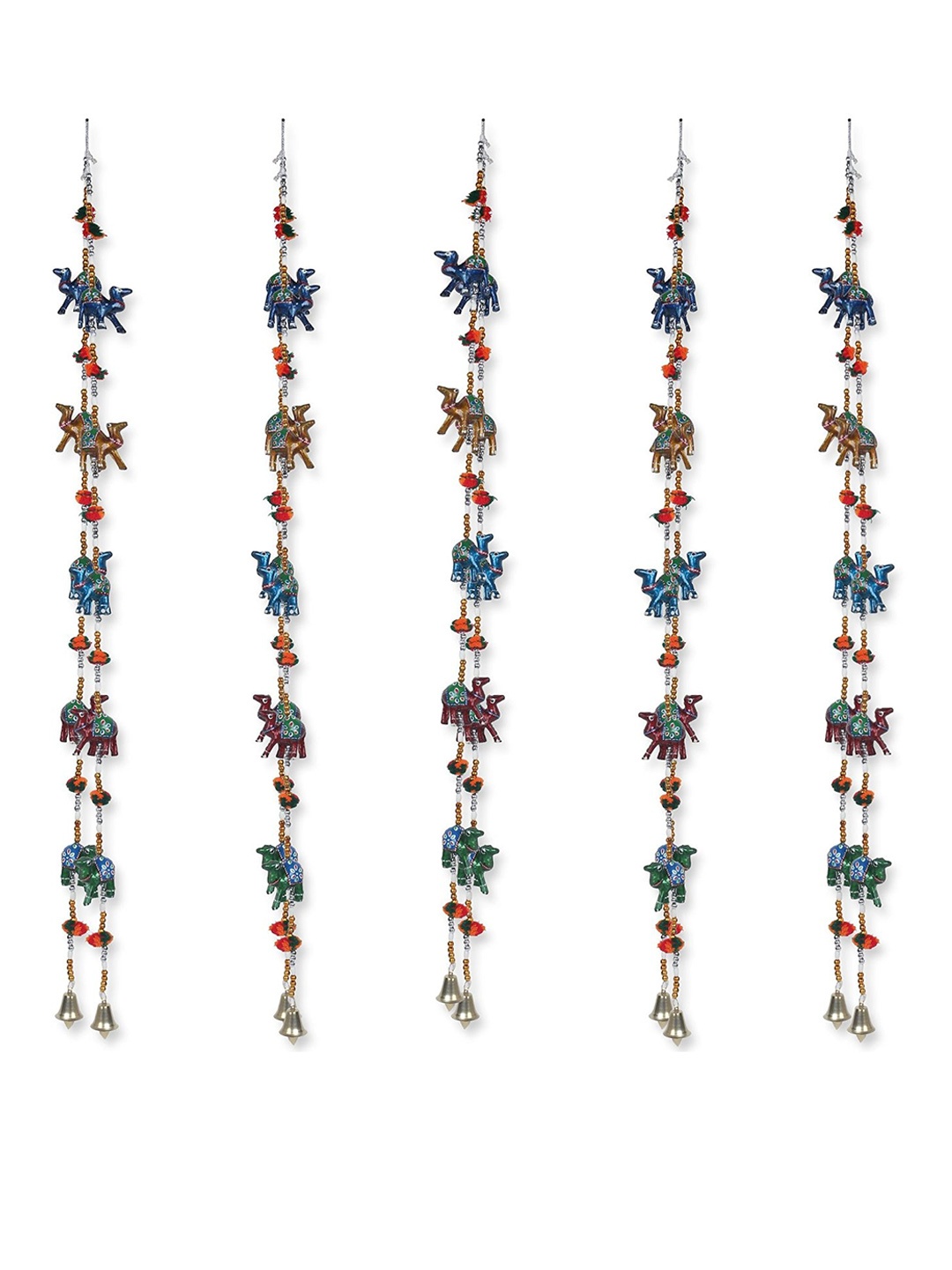 

eCraftIndia Green 2 Pieces Rajasthani Camel Door hanging