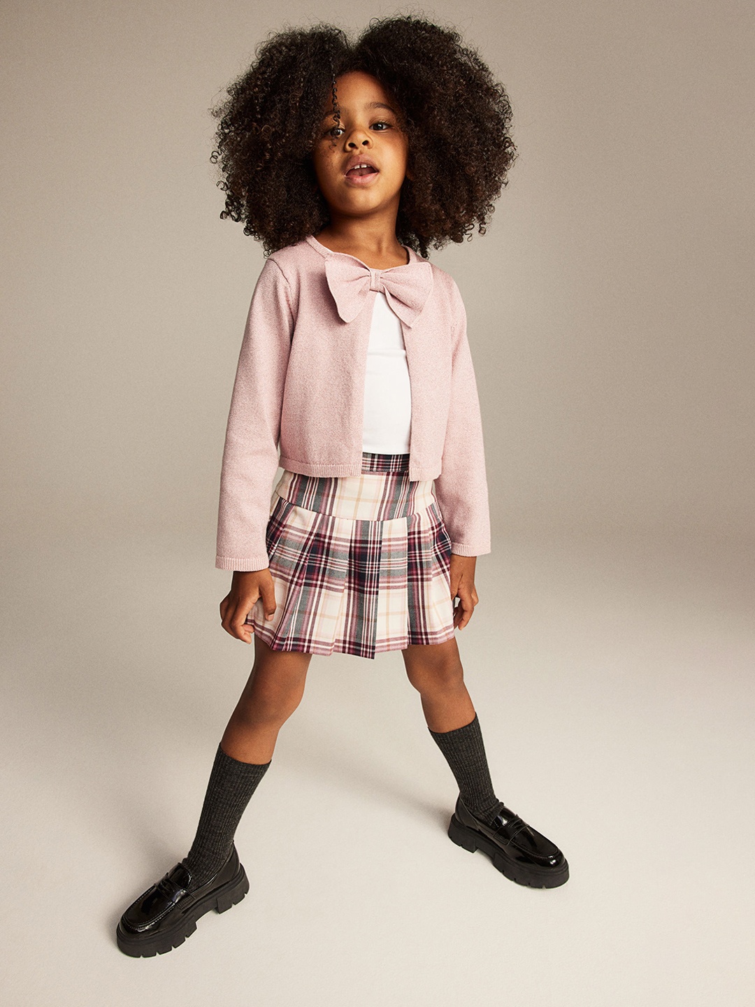 

H&M Girls Glittery Cardigan, Pink