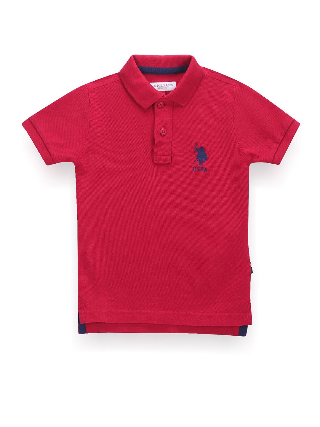 

U.S. Polo Assn. Kids Boys Polo Collar T-shirt, Red