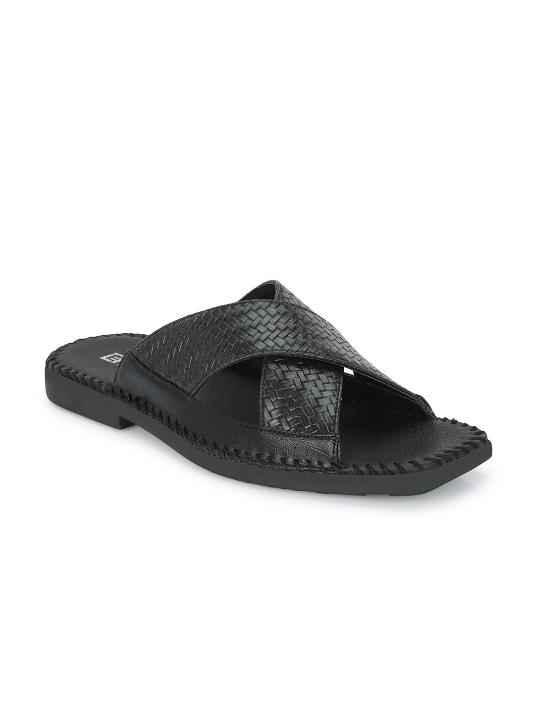 

Eego Italy Men Textured Comfort Sandals, Black