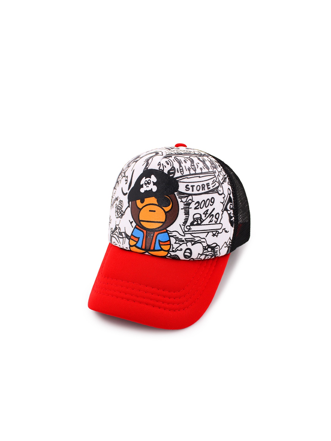 

JENNA Boys Printed Baseball Cap, Red