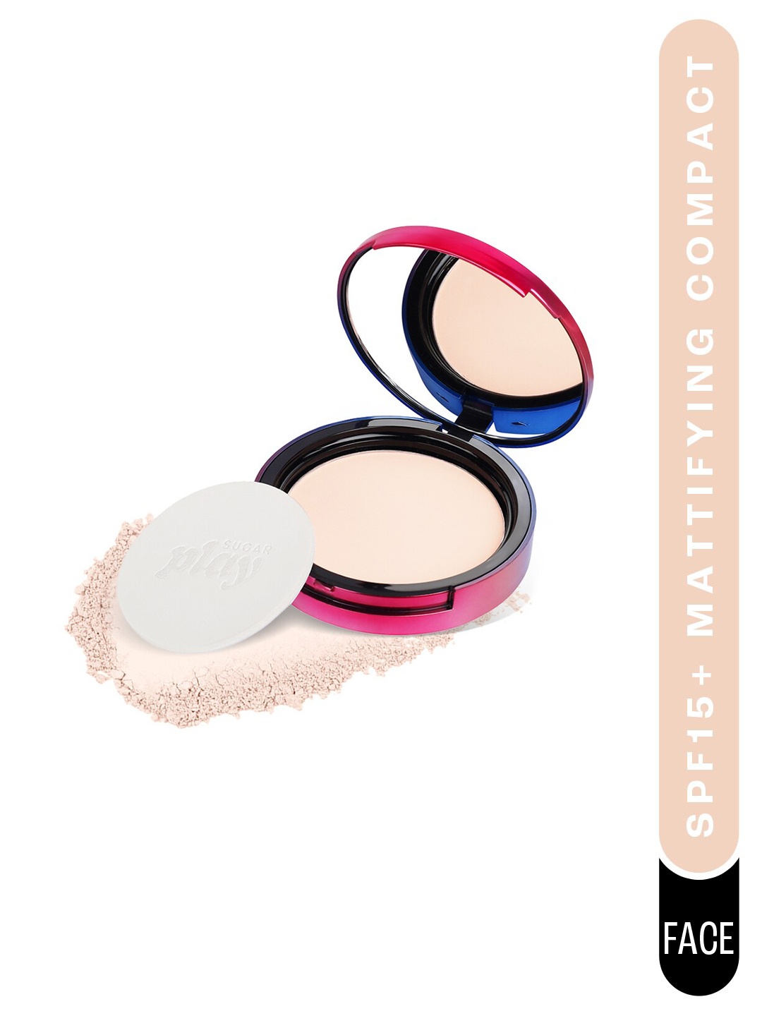

SUGAR Play Main Character SPF15+ Mattifying Compact with Squalane - 8 g, Beige