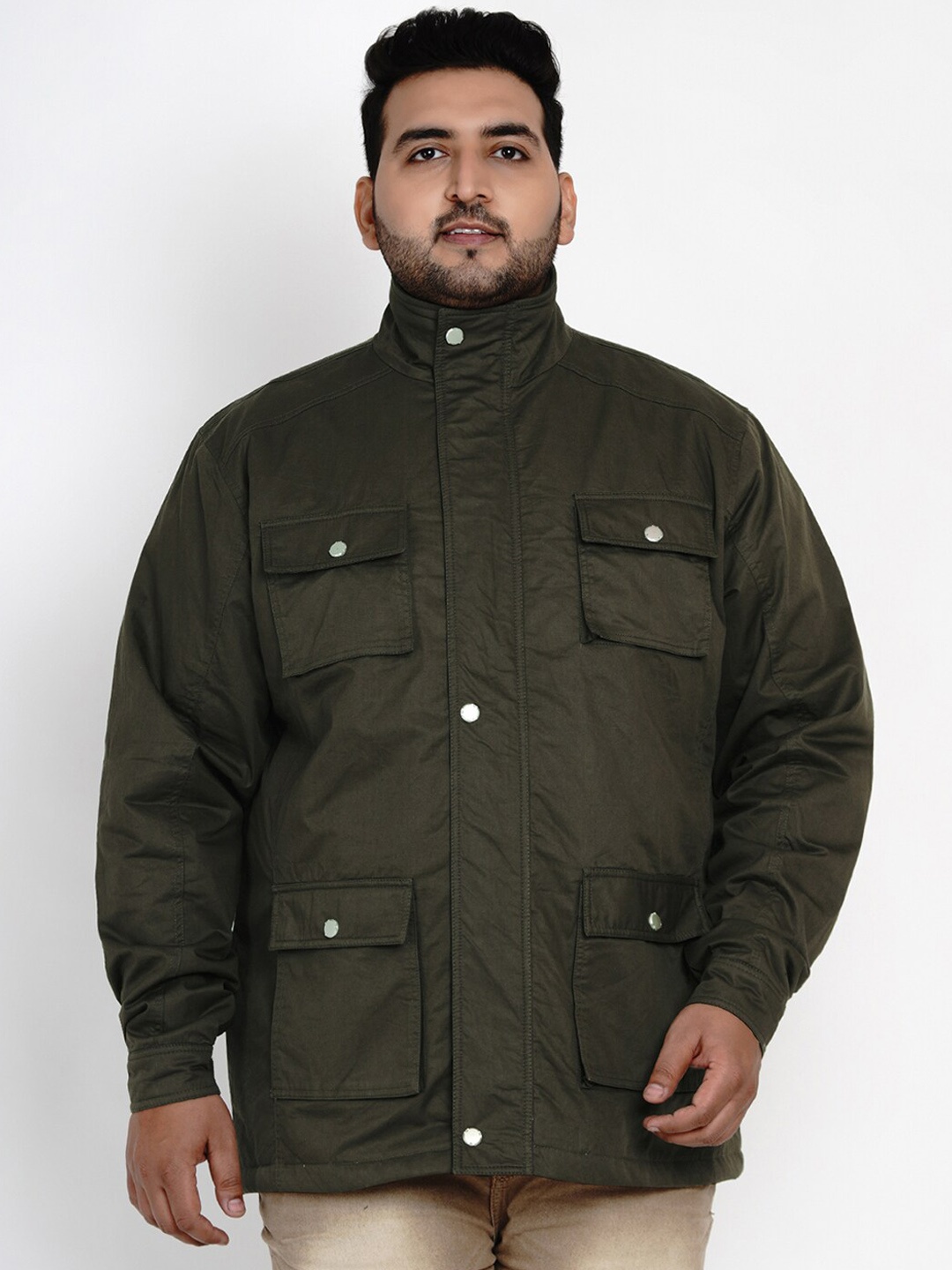 

John Pride Plus Size Tailored Jacket, Olive