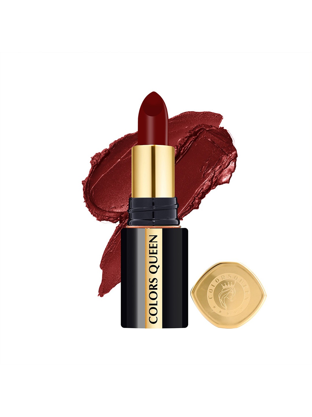 

Colors Queen Luxury Matte Non Transfer Bullet Lipstick 4g - Royal Rust Maroon 11
