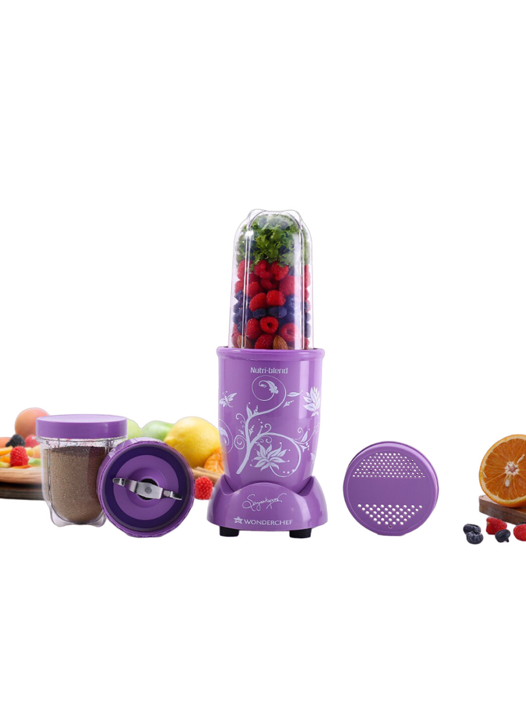 

Wonderchef Purple Nutri-Blend Orchid 400 W Juicer with 2 Unbreakable Jars