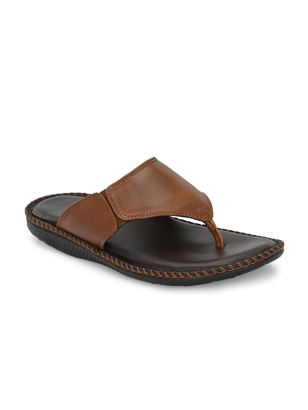 

Azzaro Black Men Textured Comfort Sandals, Tan