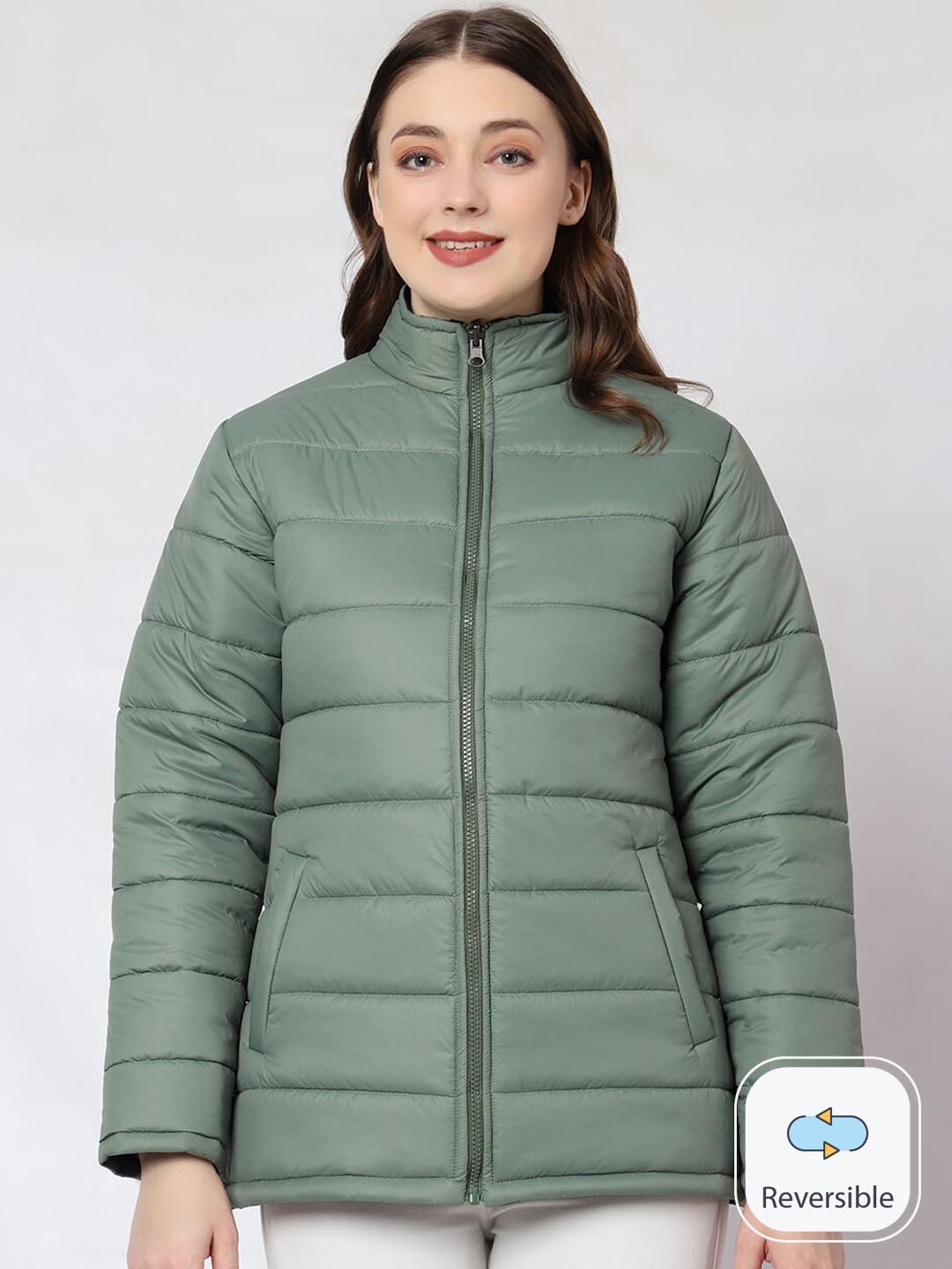 

CL SPORT Reversible Puffer Jacket, Green