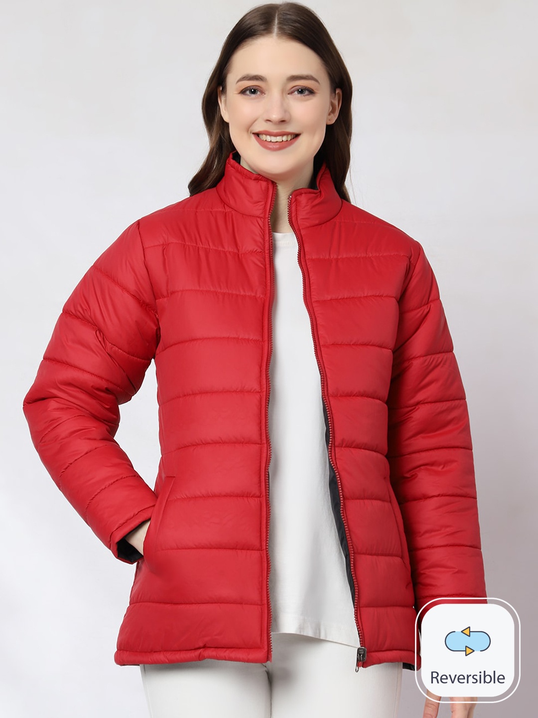 

CL SPORT Reversible Puffer Jacket, Red
