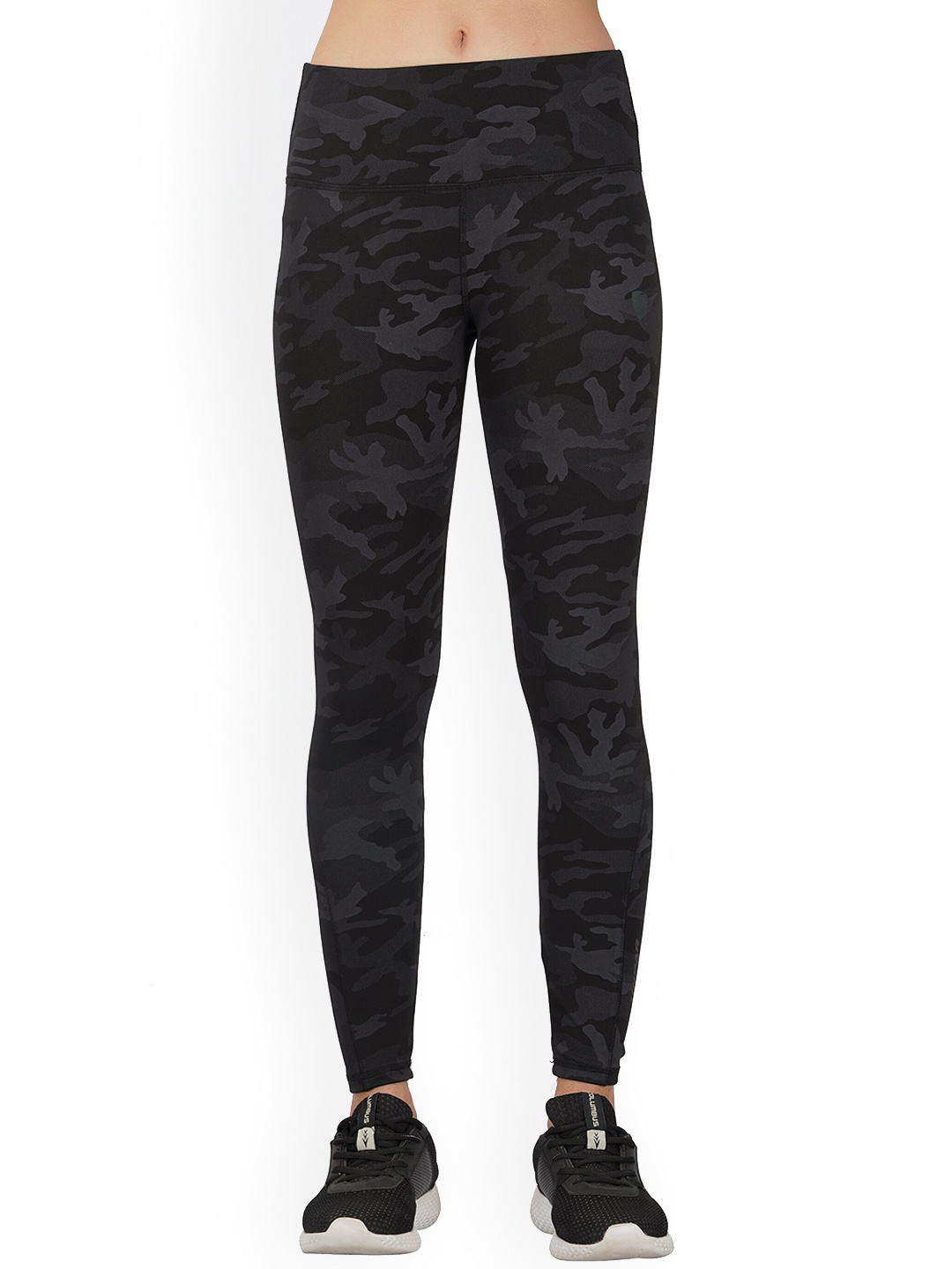 

UNPAR Women Printed Ankle Length Tights, Black