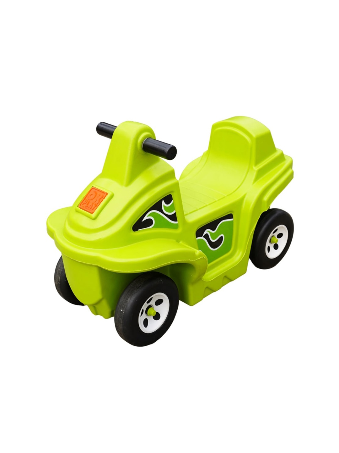 

OK PLAY Kids ATV Style Push Ride On Toy Car, Green