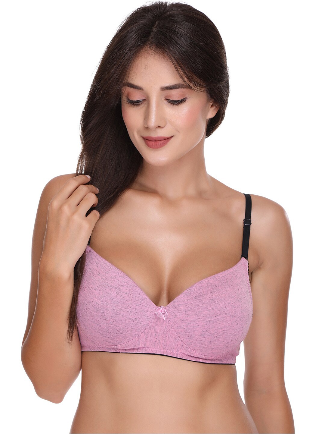 

SONA Medium Coverage All Day Comfort Cotton T-Shirt Bra, Pink