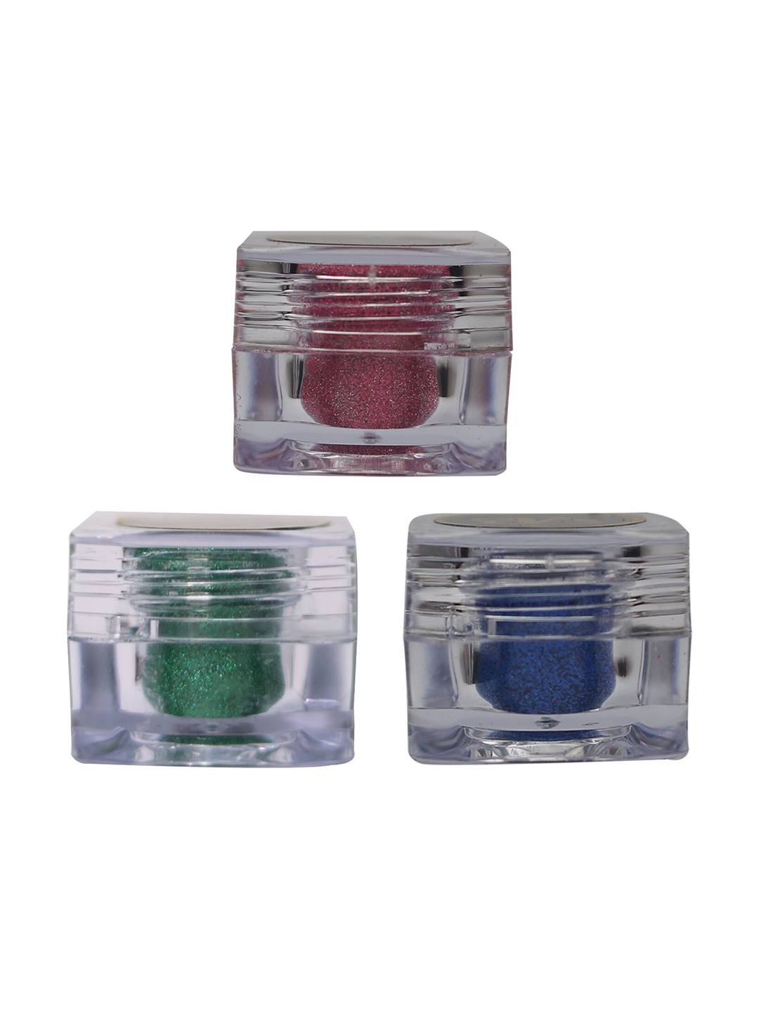 

Veoni BELLE Set of 3 Holographic Ultra Fine Iridescent Laser Glitter Eyeshadow - 5 g each, Green