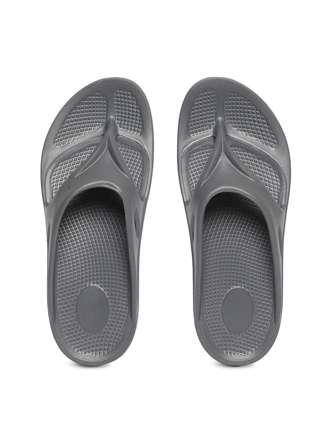 

MOZAFIA Men Rubber Thong Flip-Flops, Grey