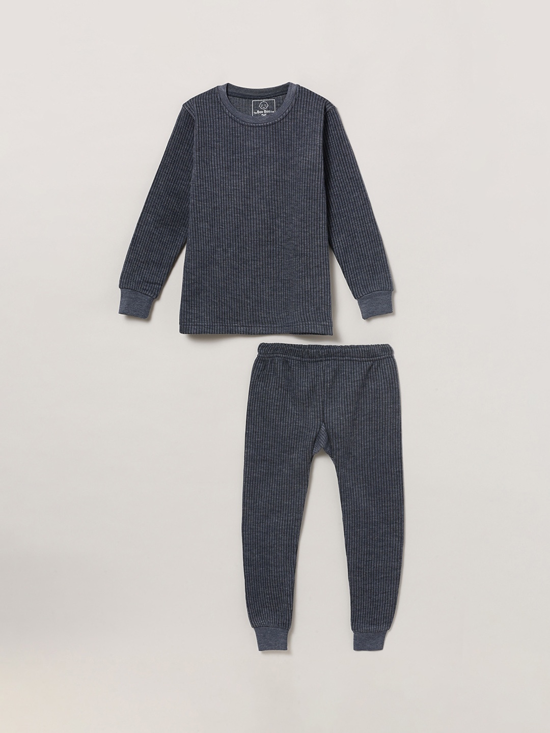 

The Boo Boo Club Kids Striped Thermal Set, Blue