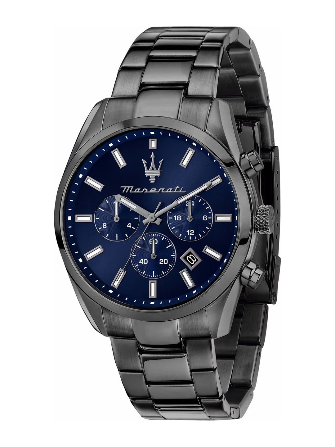

Maserati Men Water Resistance Stainless Steel Chronograph Analogue Watch R8853151012, Blue