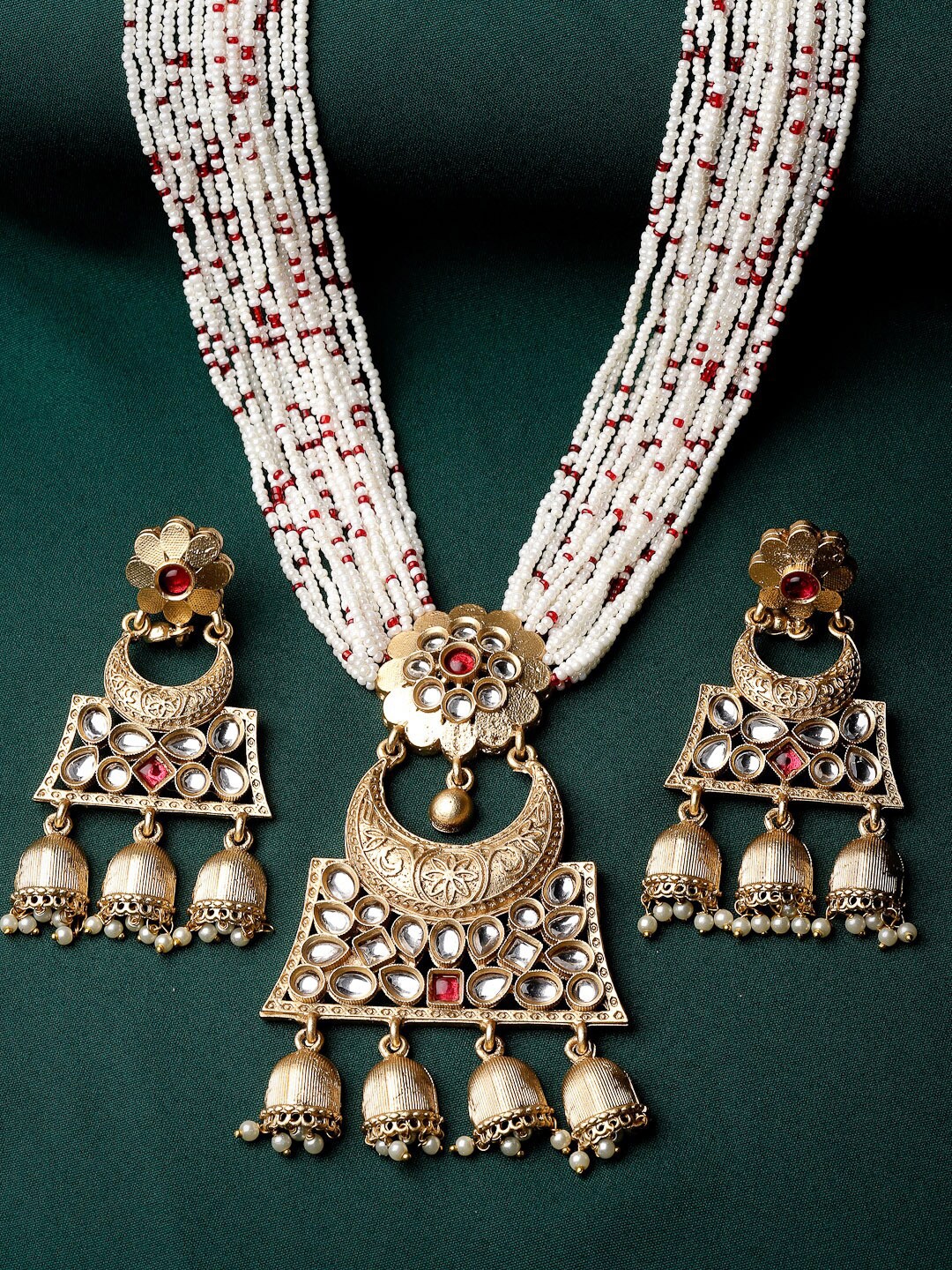 

ADIVA Gold Plated Jewellery Set