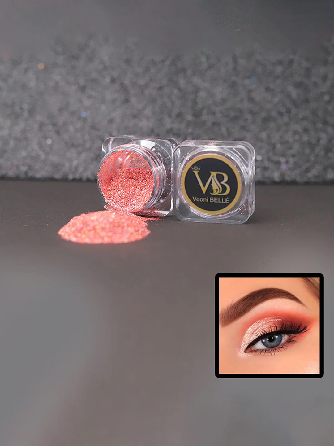 

Veoni BELLE Set of 4 Professional Cosmetics Eyeshadow-Peach-Turquoise-Wine-Diamond Starlit