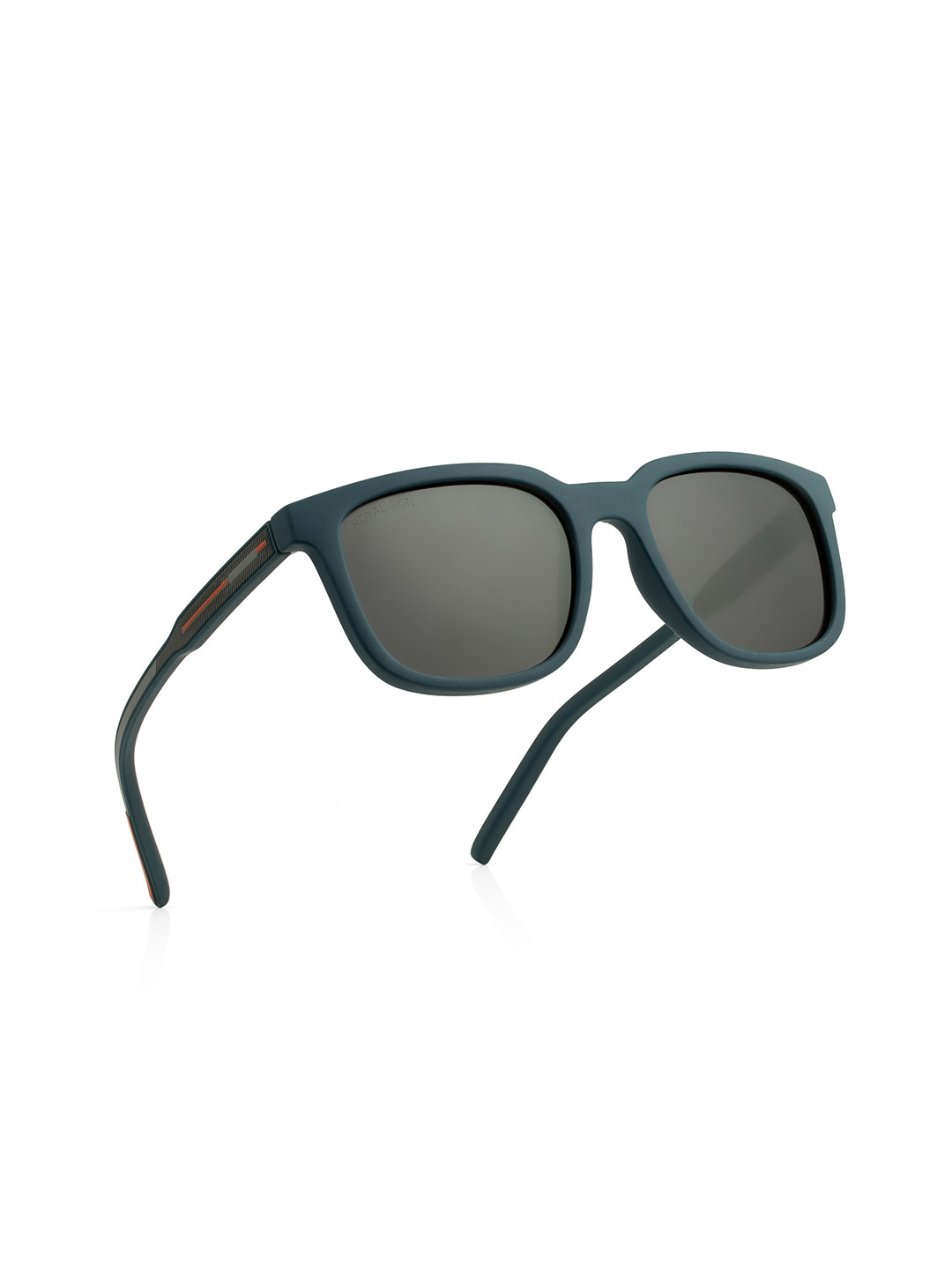 

ROYAL SON Unisex Wayfarer Sunglasses with Polarised and UV Protected Lens CHI00152, Black