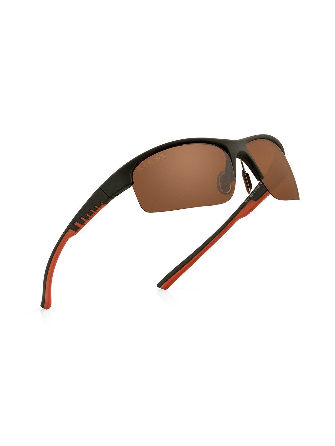 

ROYAL SON Unisex Sports Sunglasses With Polarised And UV Protected Lens CHI00155-C5, Brown