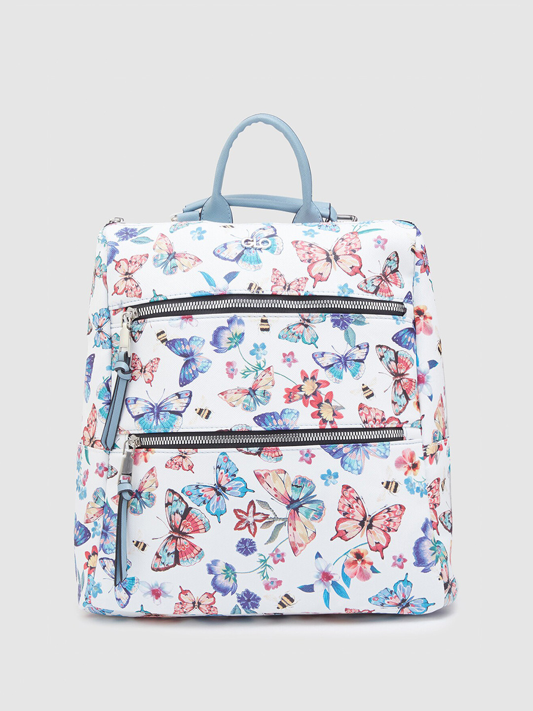 

Globus Printed Smart Casual Backpack, White