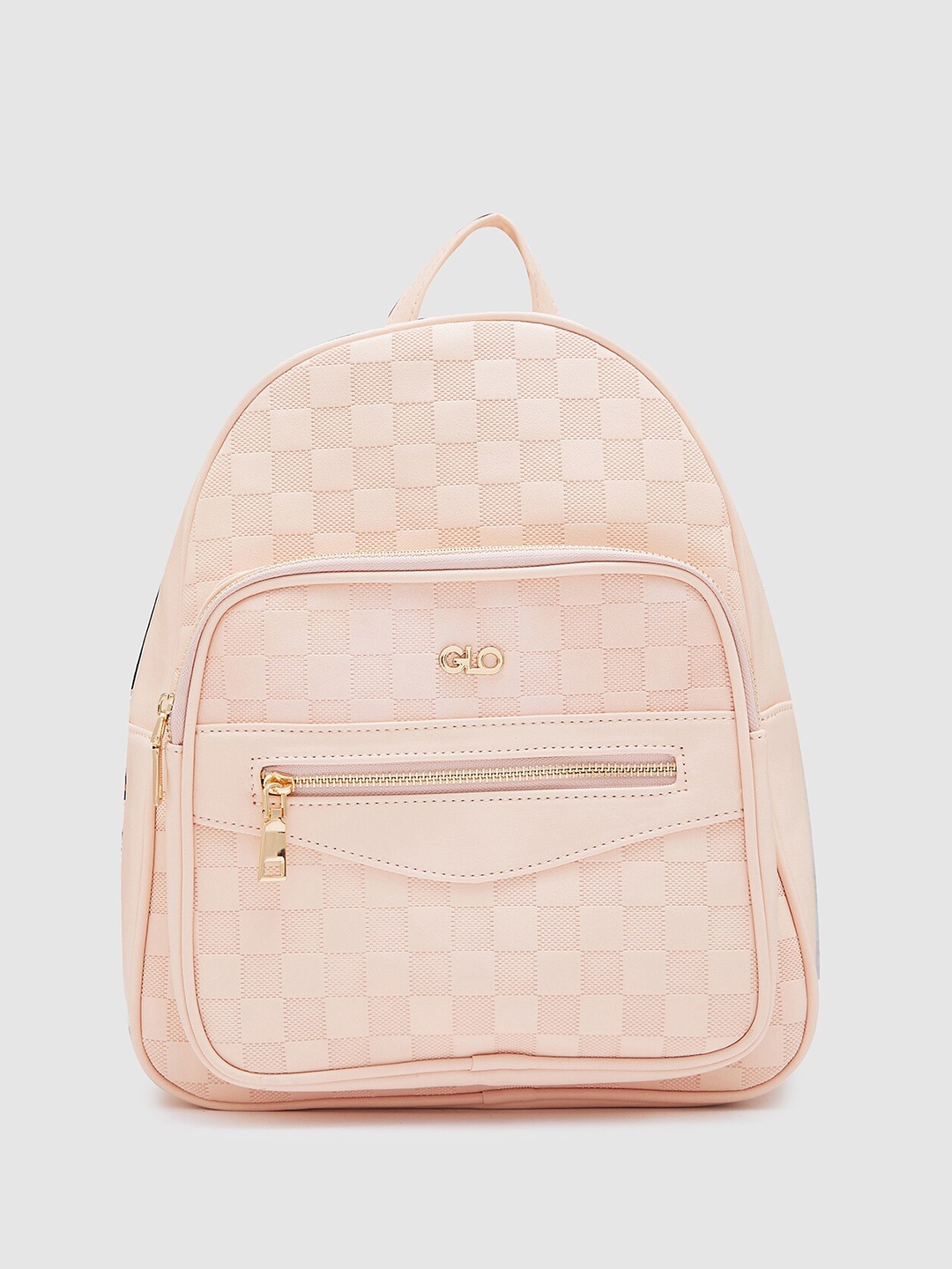 

Globus Women Nude Textured Smart Casual Backpack