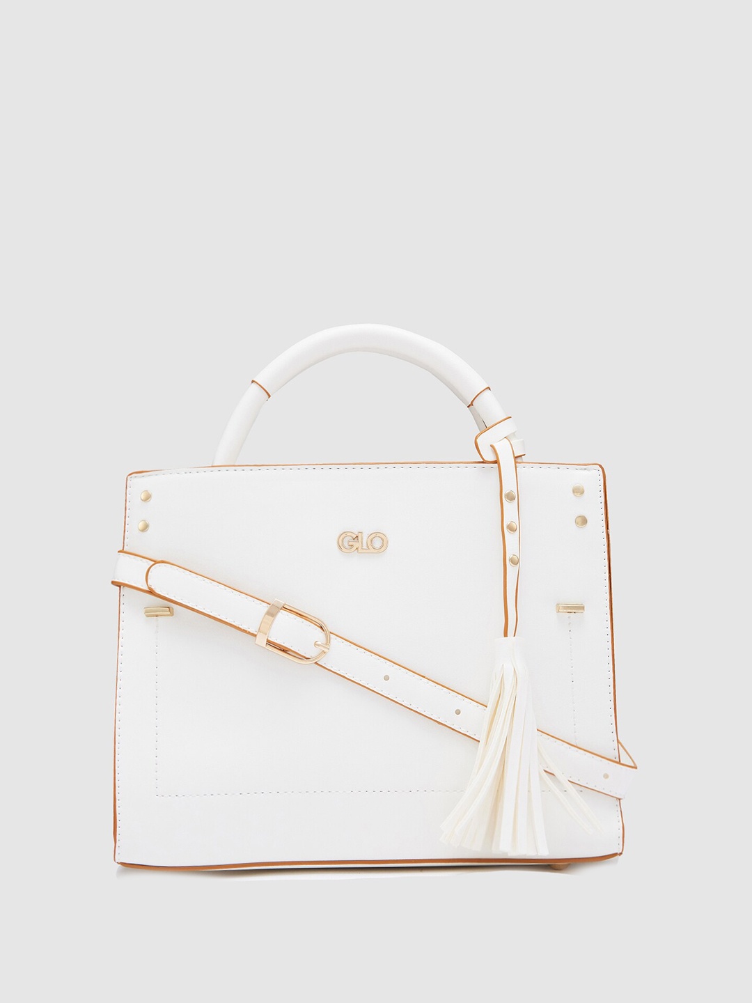 

Globus Solid Casual Handheld Bag, White