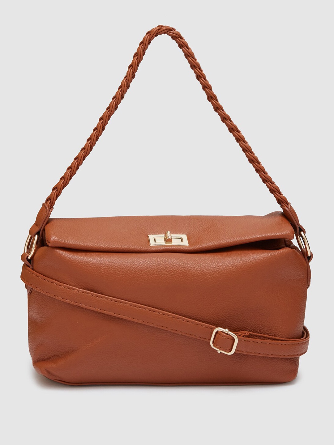 

Globus Women Tan Solid Casual Sling Bag