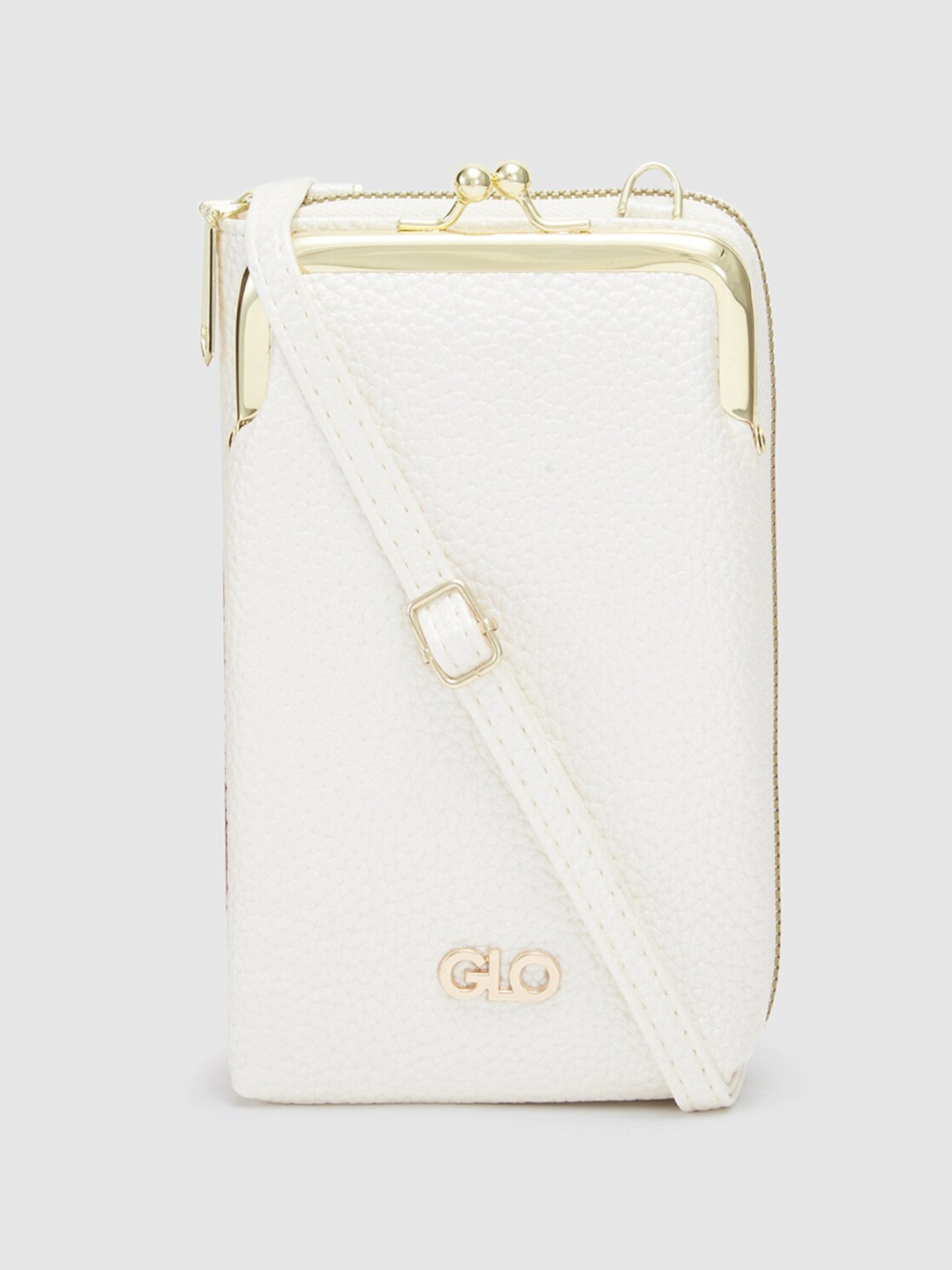 

Globus Women White Textured Casual Sling Bag