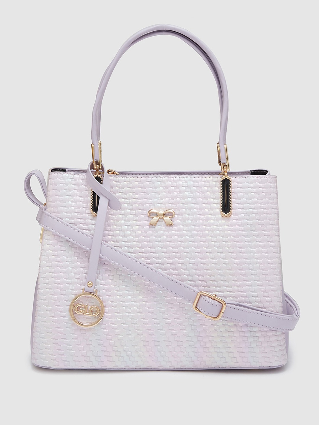 

Globus Textured Party Handheld Bag, Lavender
