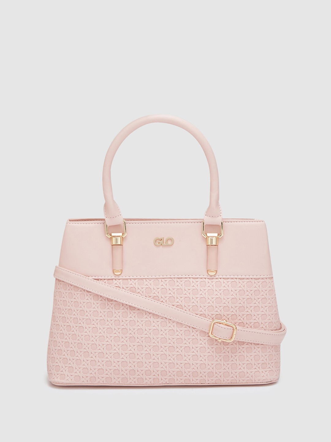 

Globus Women Nude Textured Casual Handheld Bag