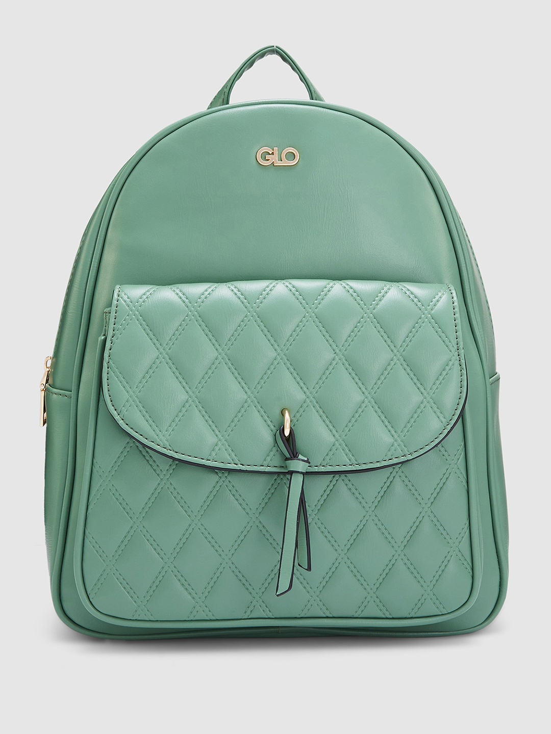 

Globus Women Textured Smart Casual Backpack, Green