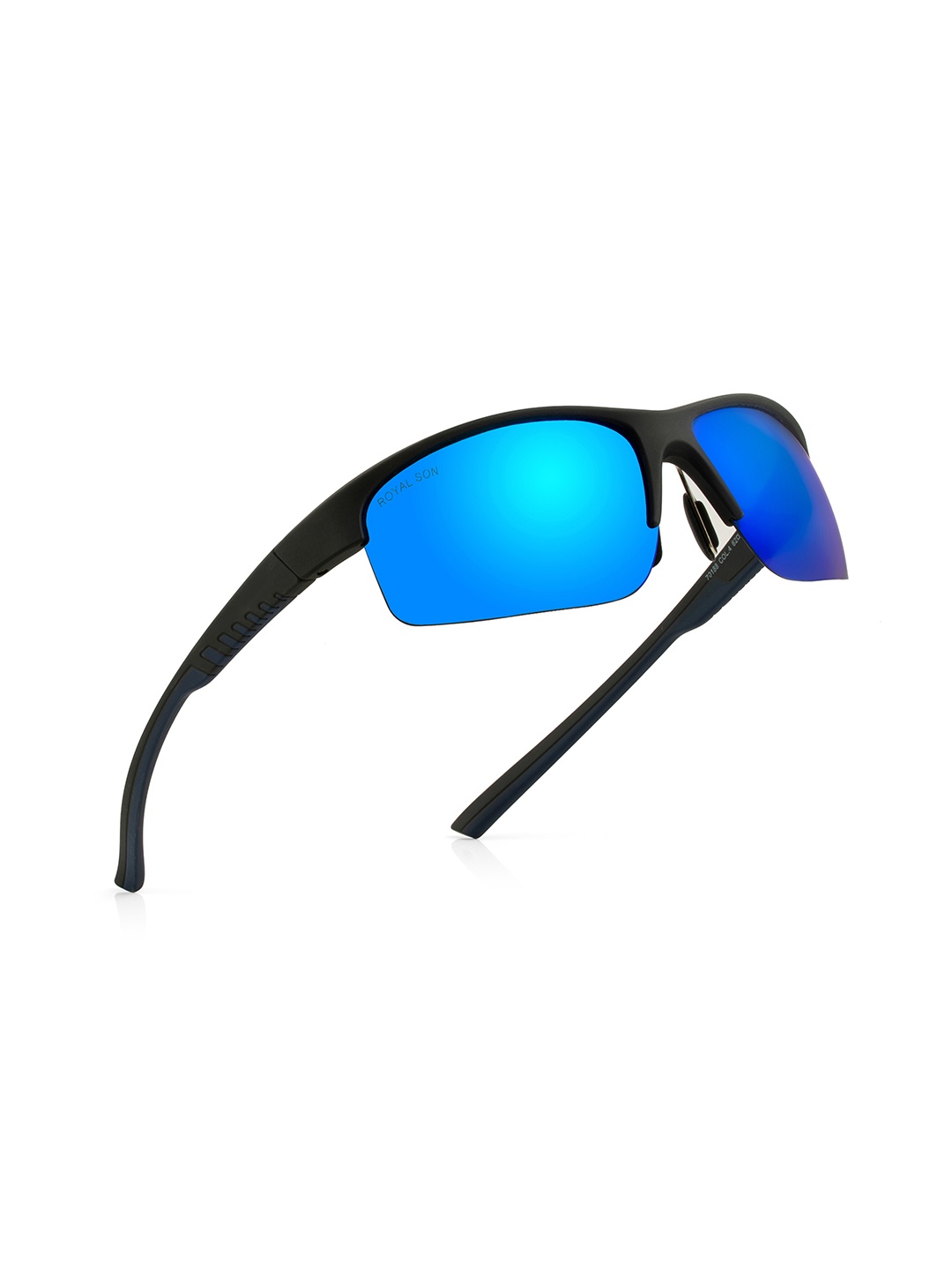 

ROYAL SON Unisex Sports Sunglasses With Polarised and UV Protected Lens, Blue