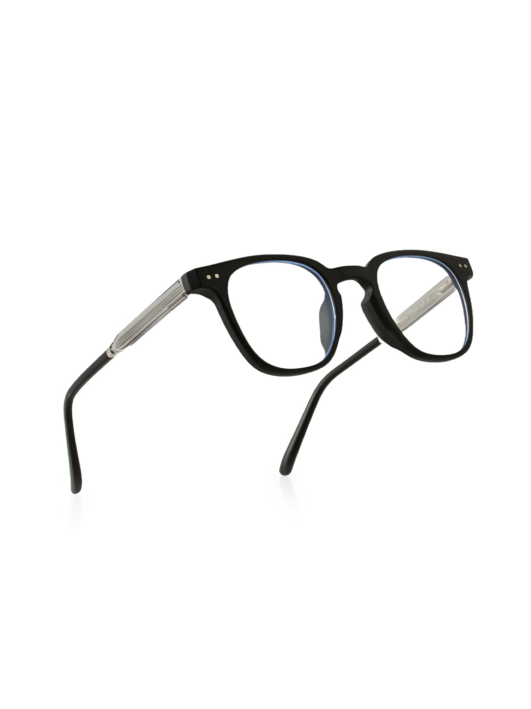 

ROYAL SON Unisex Full Rim Square Frames, Black