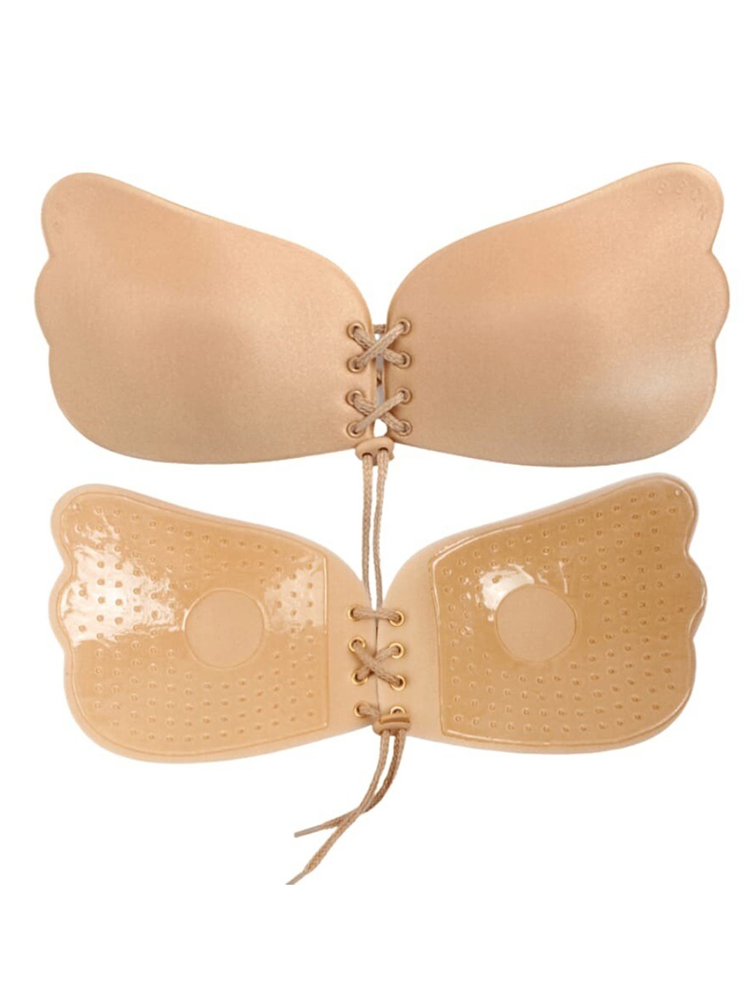 

FIMBUL Half Coverage Lightly Padded Microfiber Push-Up Bra With All Day Comfort, Beige