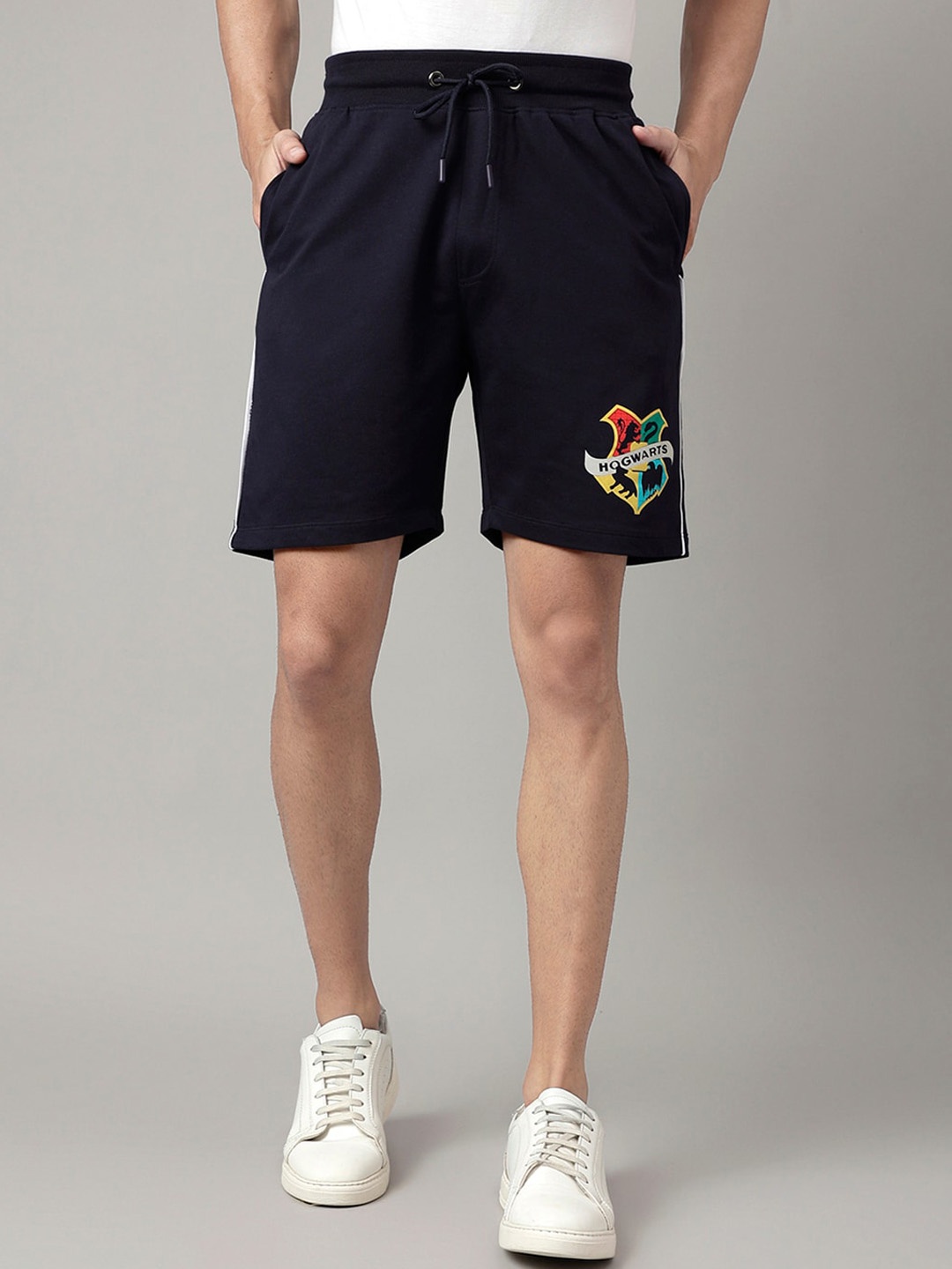 

Free Authority Men Harry Potter Printed Regular Shorts, Navy blue