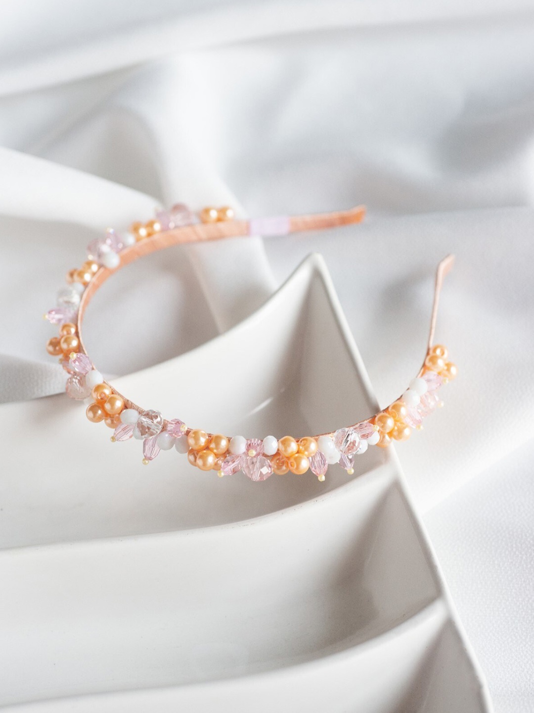 

Choko Girls Beaded Hairband, Pink