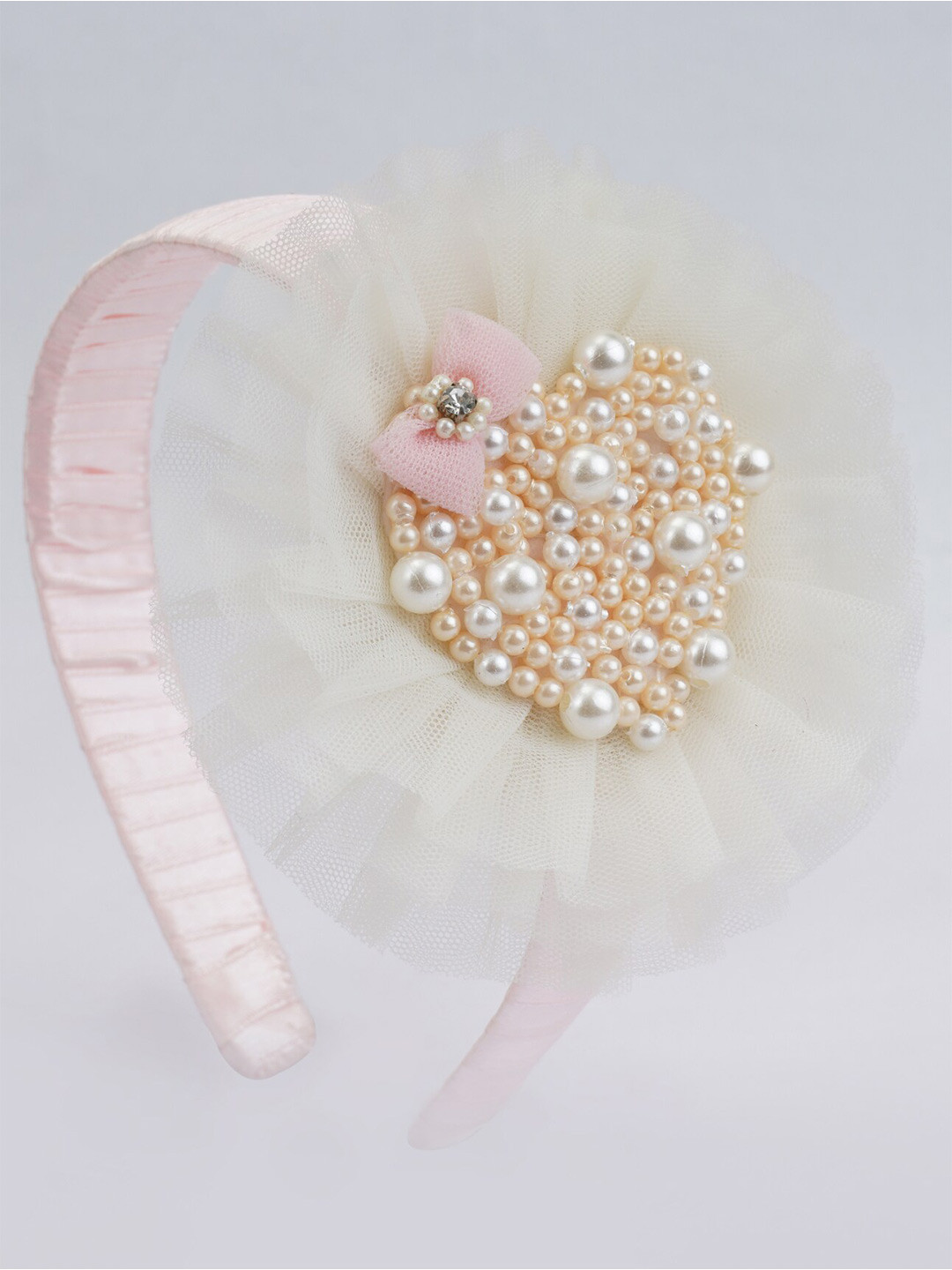 

Choko Girls Beaded Hairband, Off white