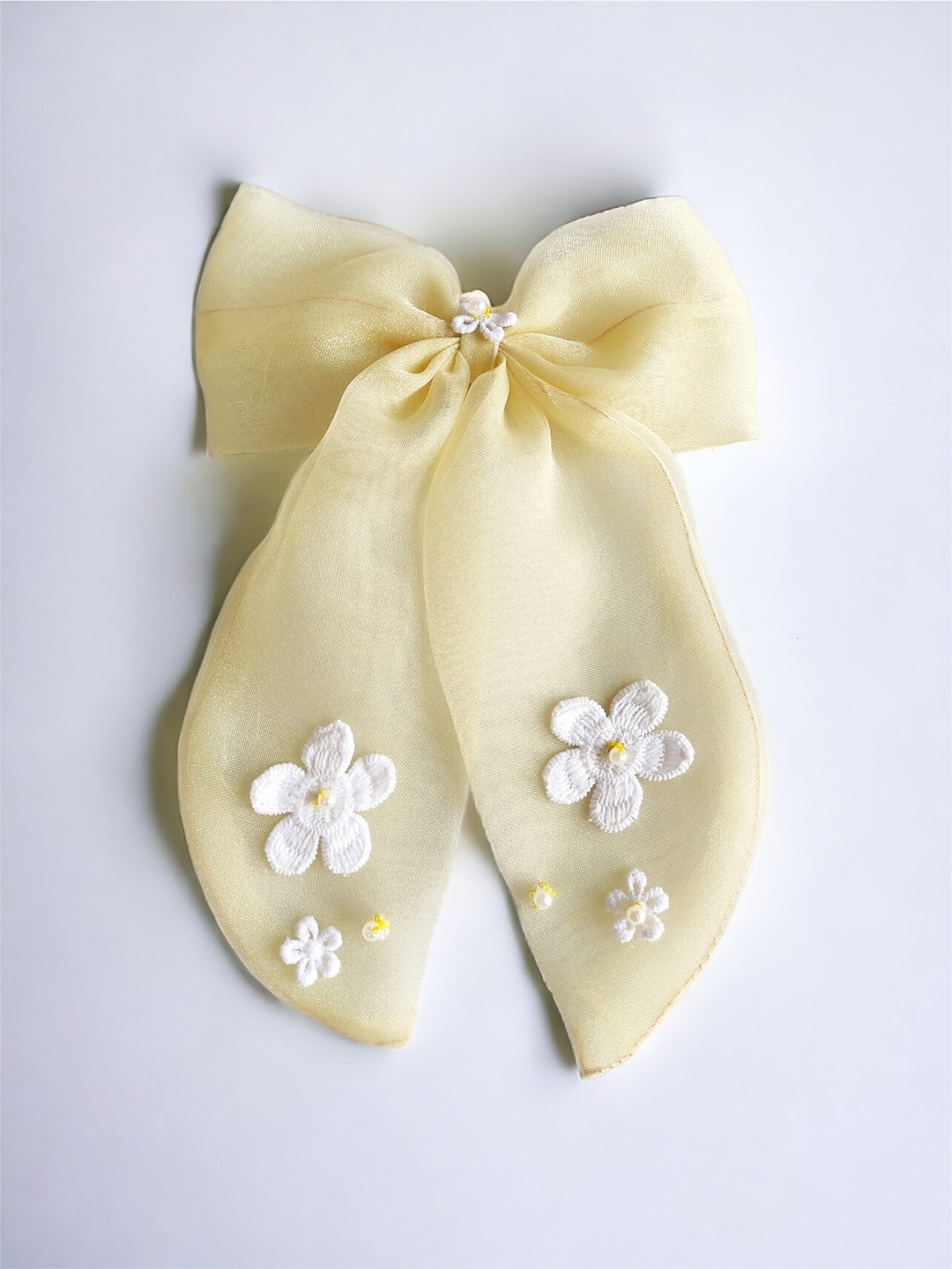 

Choko Girls Beaded Alligator Hair Clip, Yellow