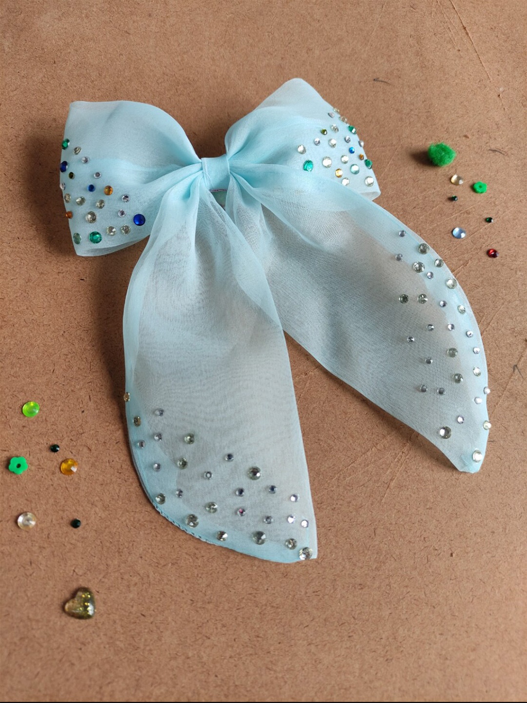 

Choko Girls Beaded Alligator Hair Clip, Blue