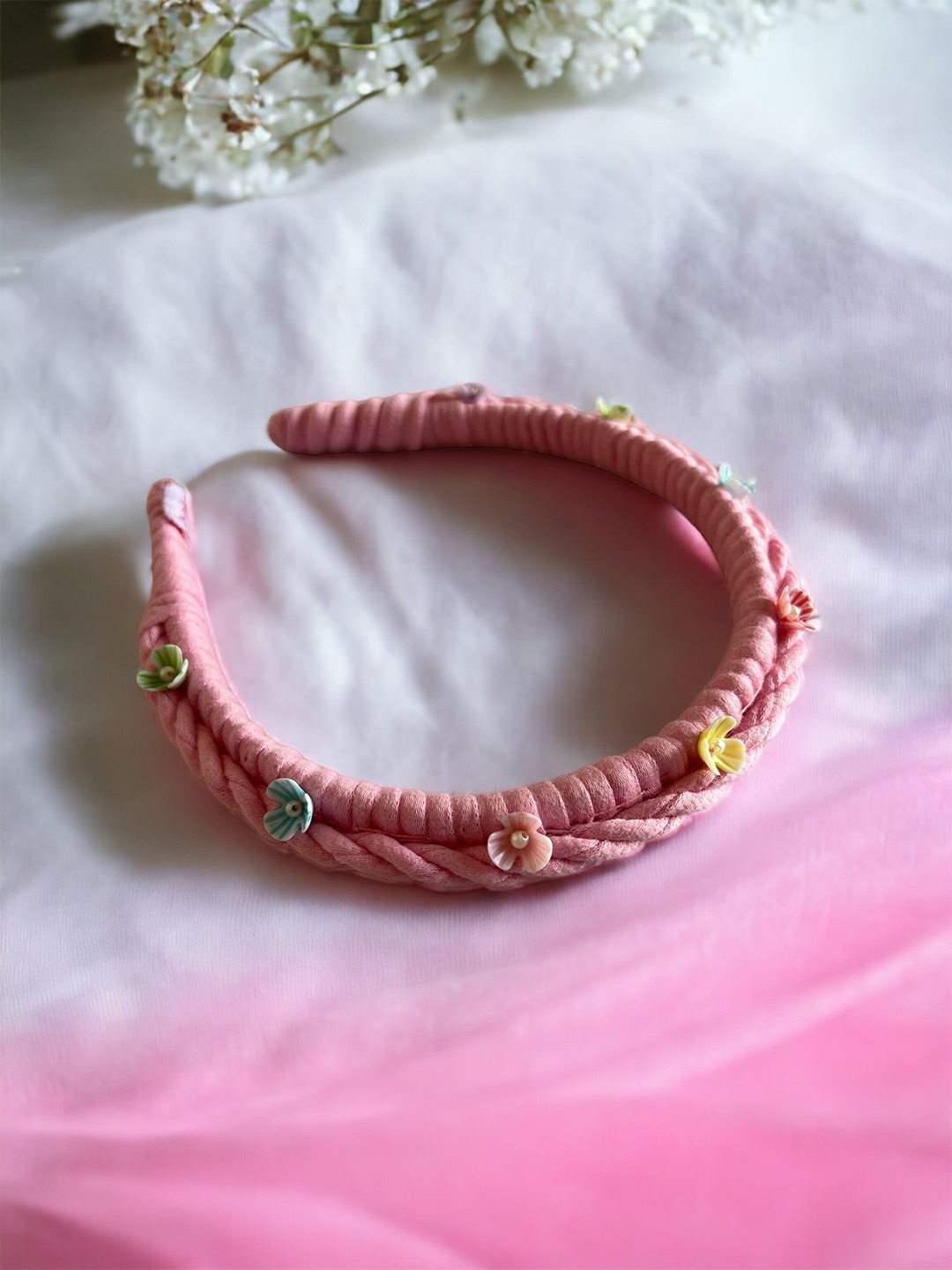 

Choko Girls Beaded Hairband, Pink