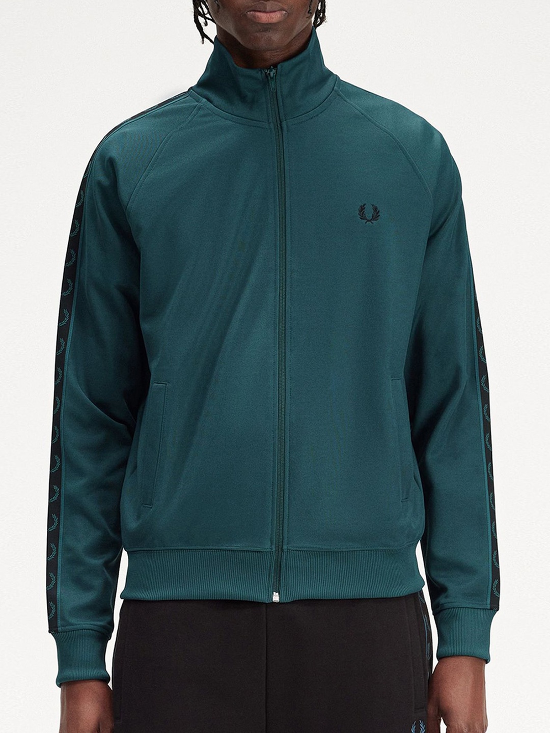 

Fred Perry Stand Collar Sporty Jacket, Blue