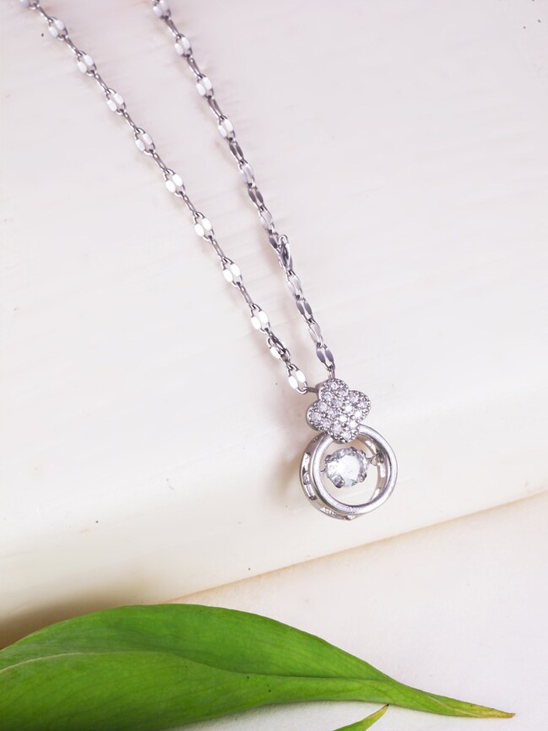 

MEENAZ Silver-Plated Necklace