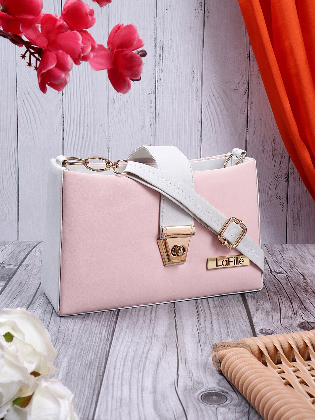 

LaFille Structured Sling Bag, Pink