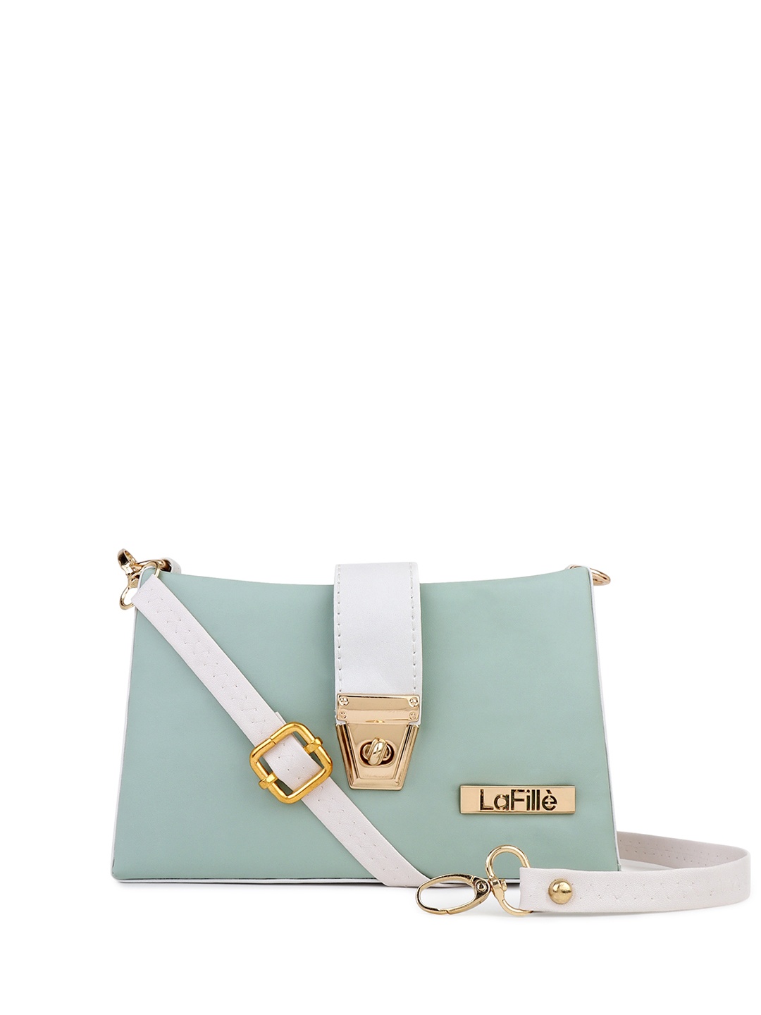 

LaFille Structured Sling Bag, Sea green