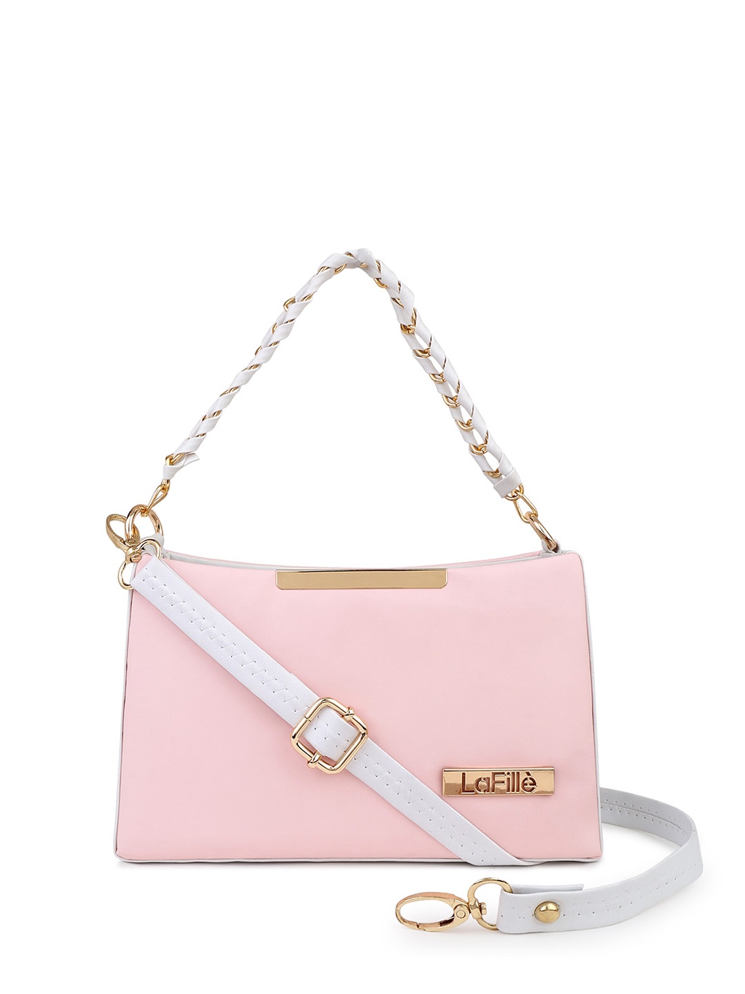 

LaFille Structured Handheld Bag, Pink